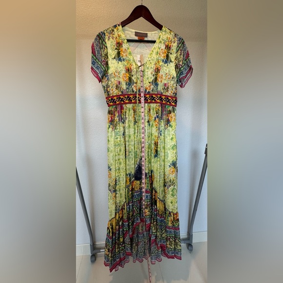 Bhanuni by Jyoti NWT Maxi Arianna High Low Dress size 6 - Picture 11 of 16